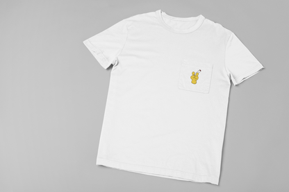 Cartoon Dad Hand Pocket Tee