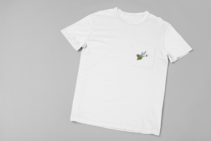 Ganja Turtle Hand Pocket Tee