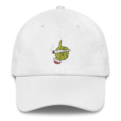 Green Grump Hand Dad Hat