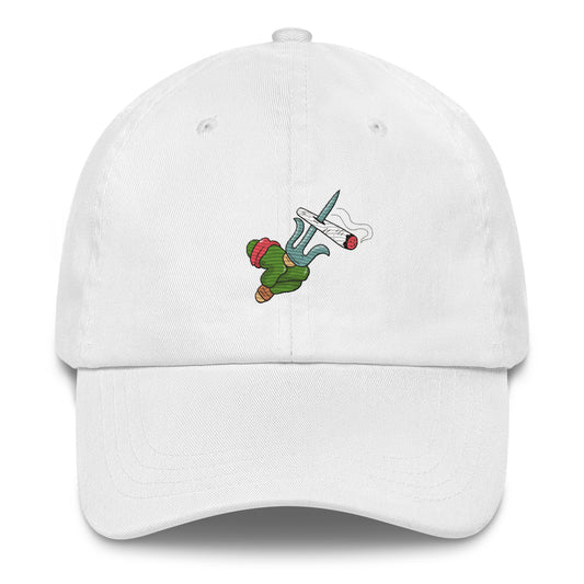 Ganja Turtle Hand Dad Hat