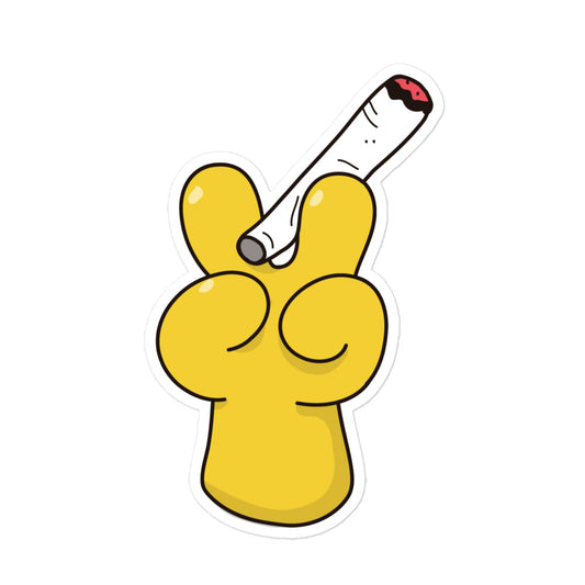 Cartoon Dad Hand Sticker