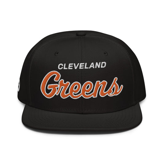 CLE Greens Black Snapback