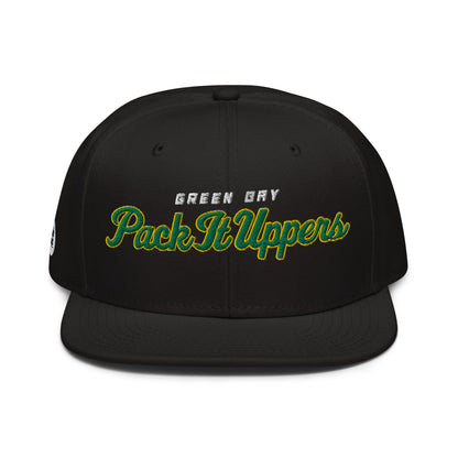 GB PackItUppers Black Snapback