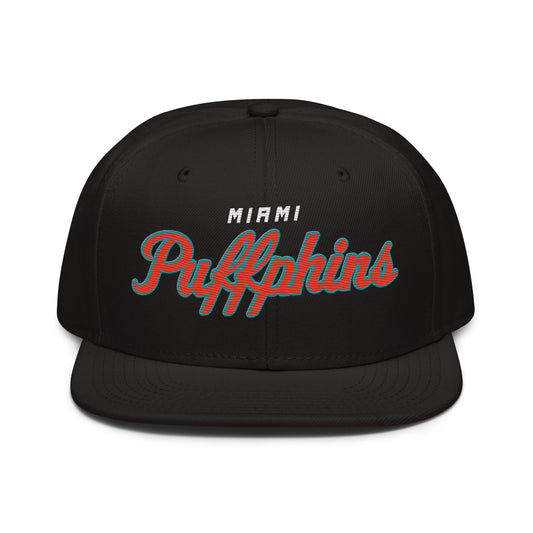 MIA Puffphins Black Snapback