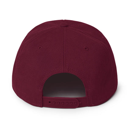 WAS Red Eyes Burgundy Snapback