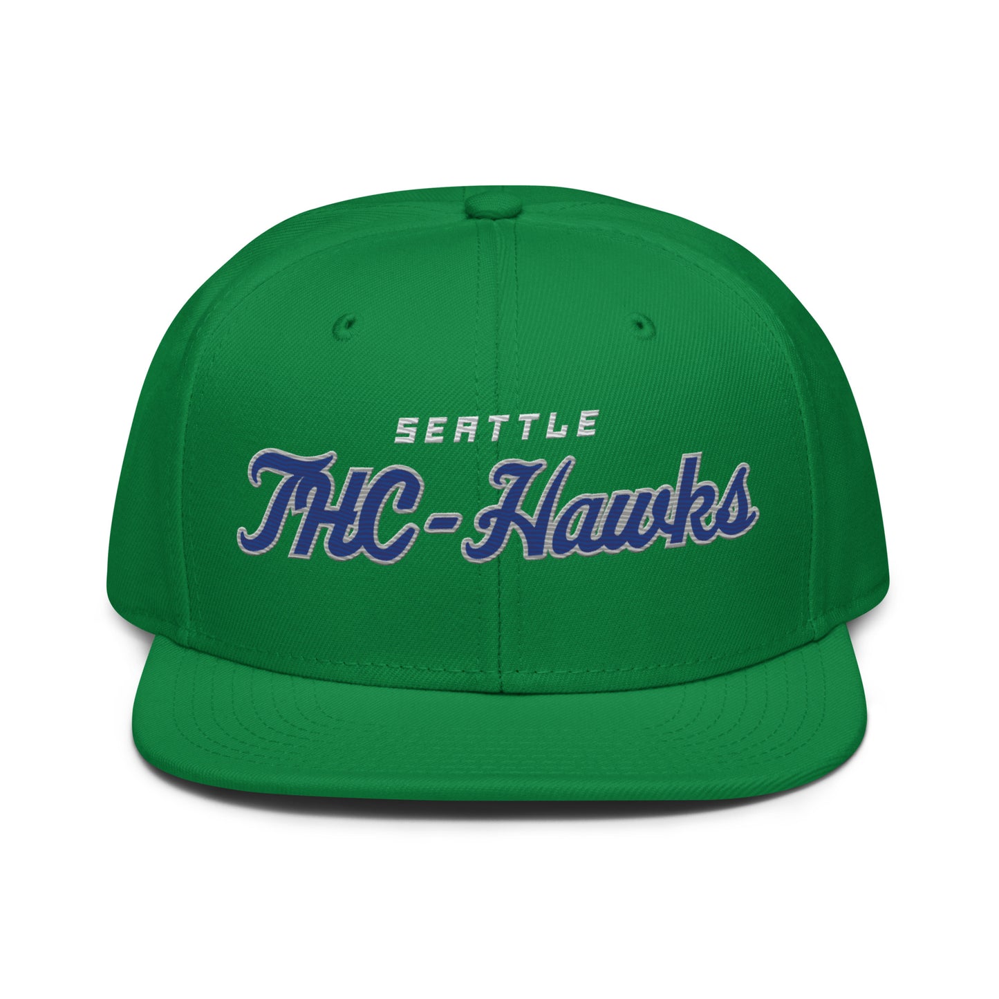 SEA THC-Hawks Kelly Green Snapback