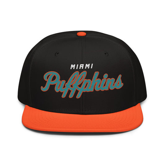 MIA Puffphins Black Snapback