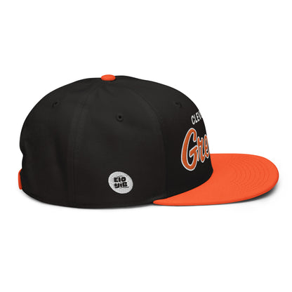 CLE Greens Black & Orange Snapback