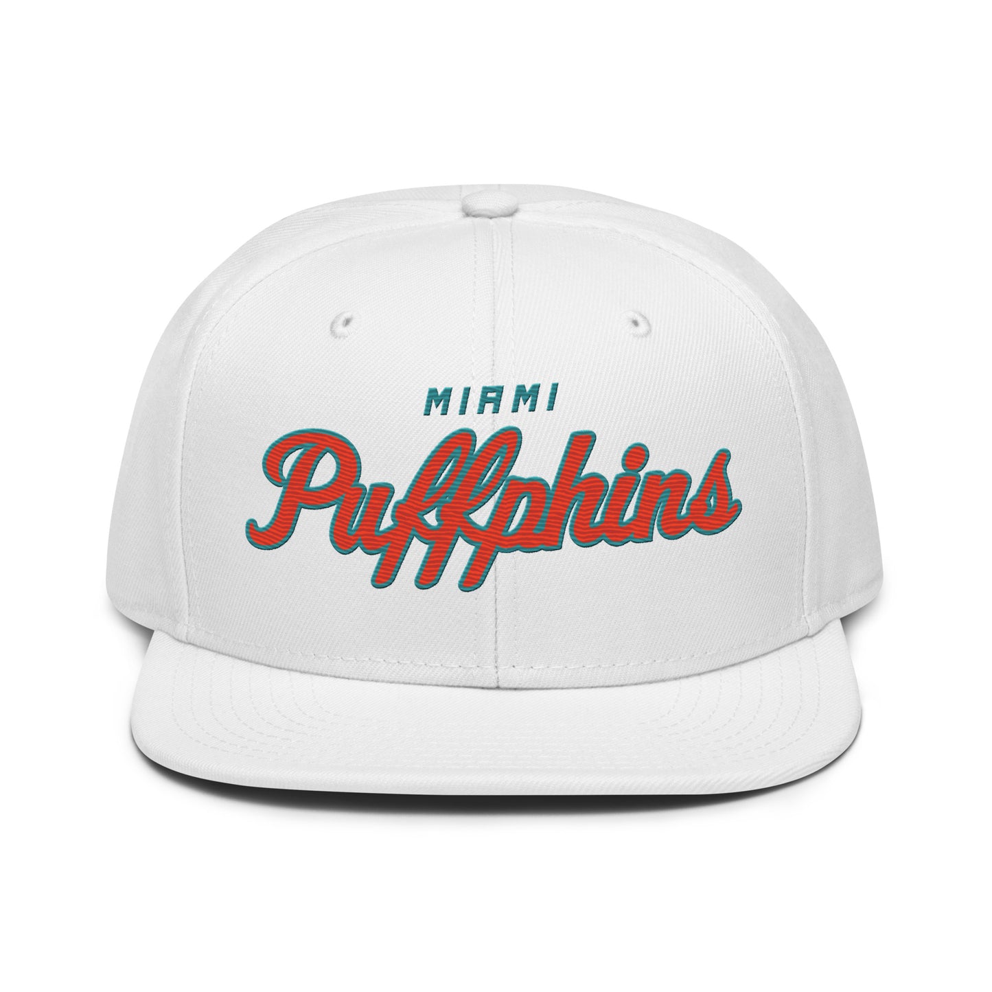 MIA Puffphins White Snapback