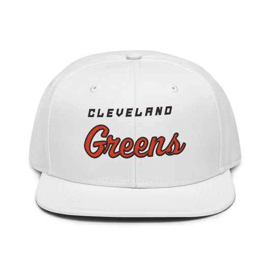 CLE Greens White Snapback