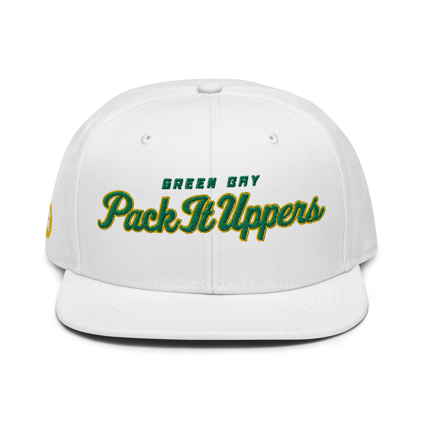 GB PackItUppers White Snapback