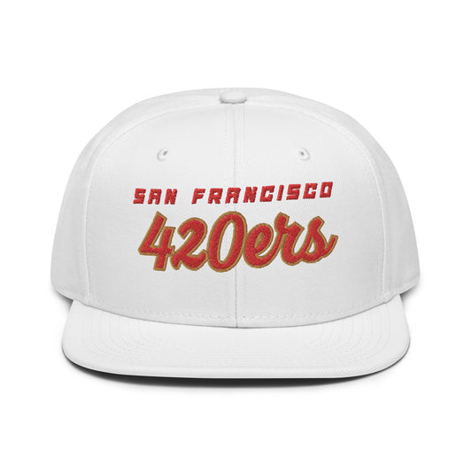 SF 420ers White Snapback