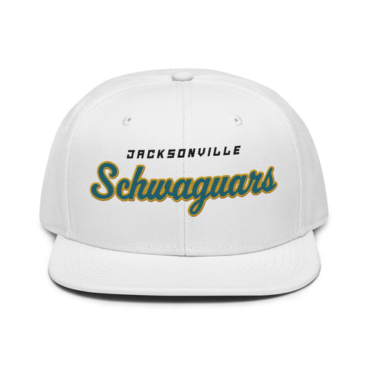 JAX Schwaguars White Snapback