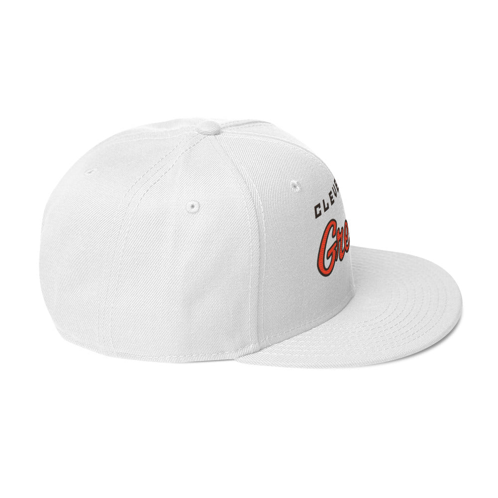 CLE Greens White Snapback