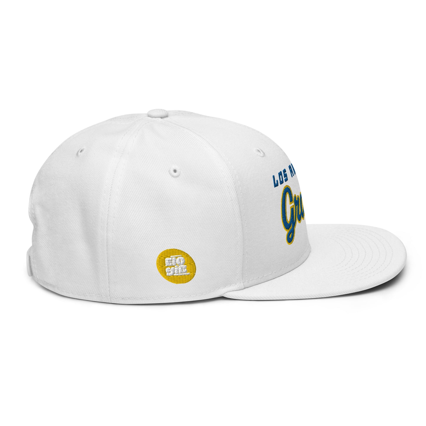 LA Grams White Snapback