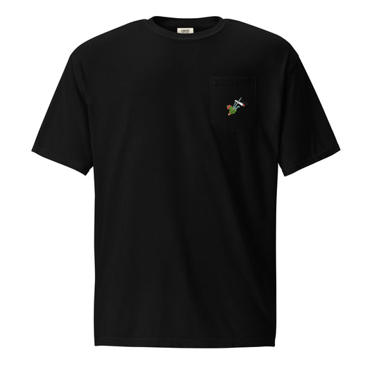 Ganja Turtle Hand Pocket Tee