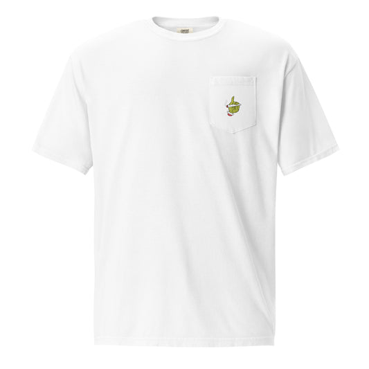 Green Grump Hand Pocket Tee