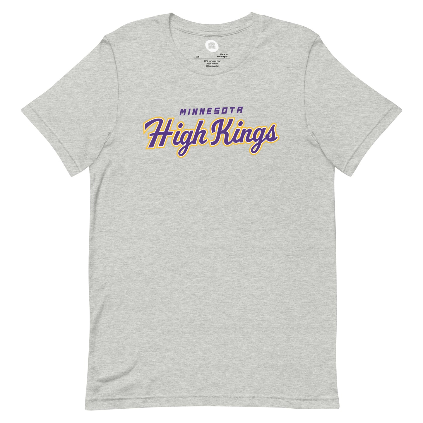 MIN High Kings Gray Tee