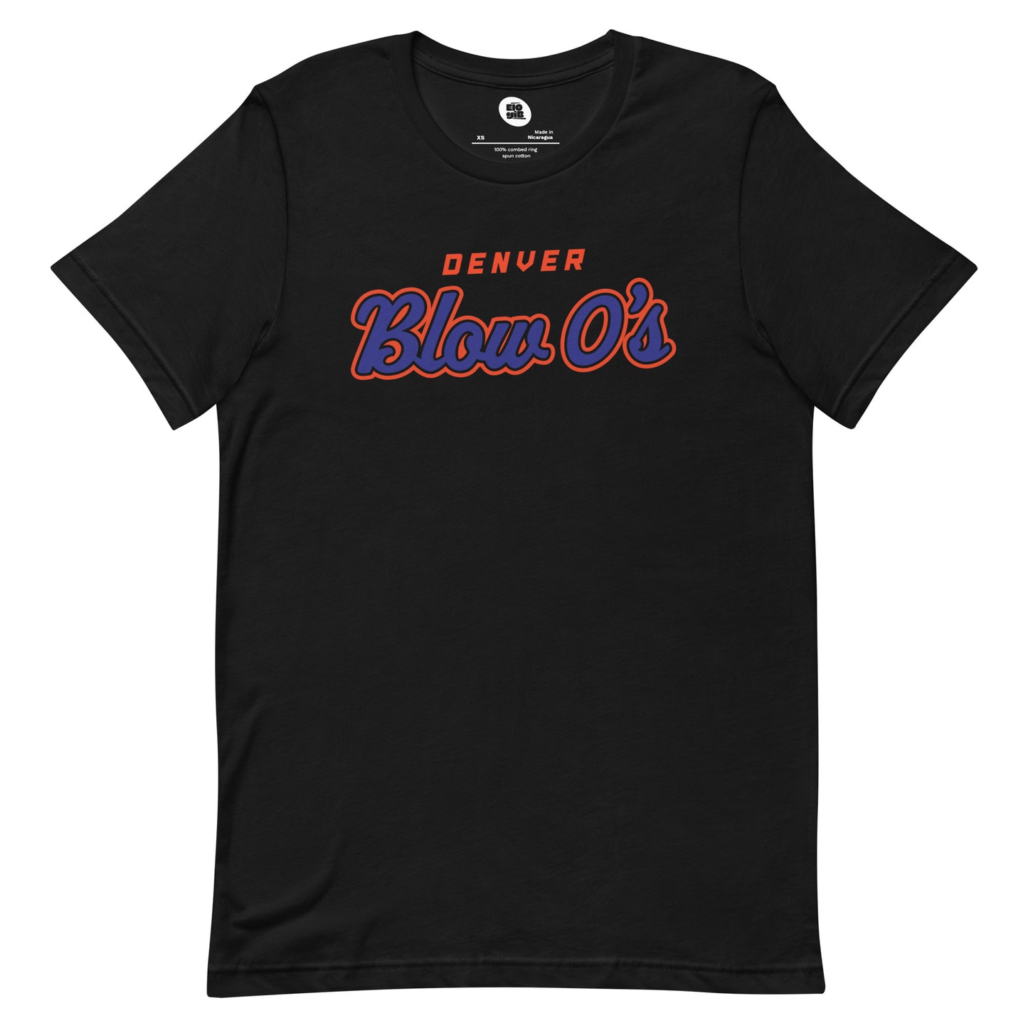 DEN Blow O's Black Tee