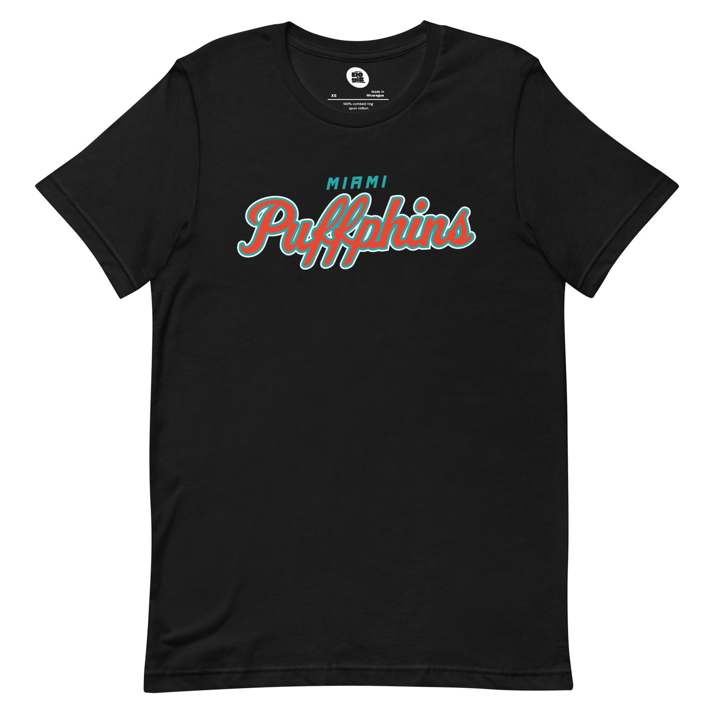 MIA Puffphins Black Tee