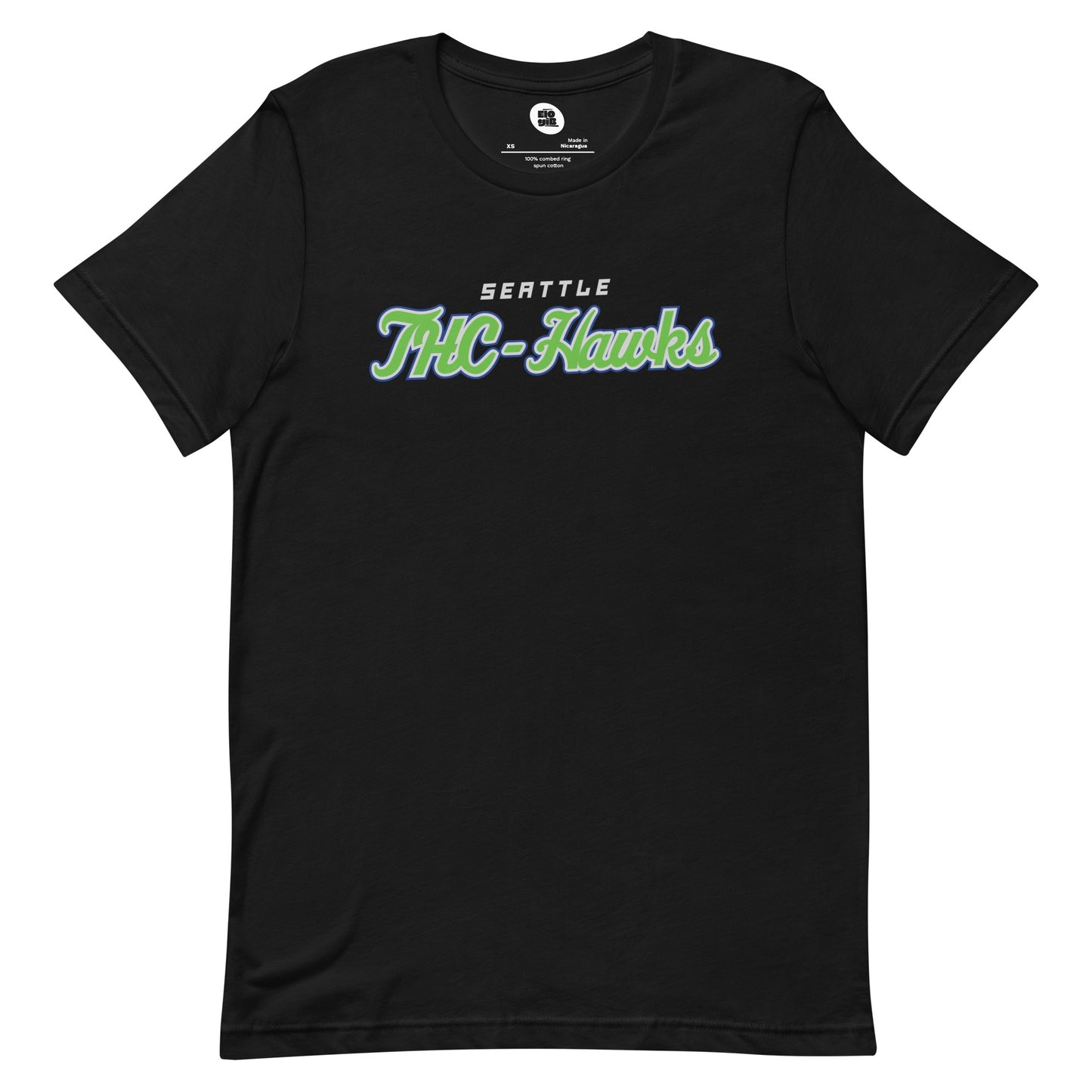 SEA THC-Hawks Black Tee