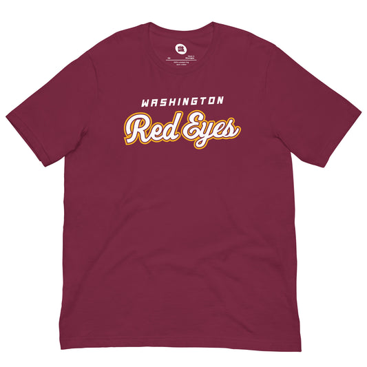 WAS Red Eyes Maroon Tee