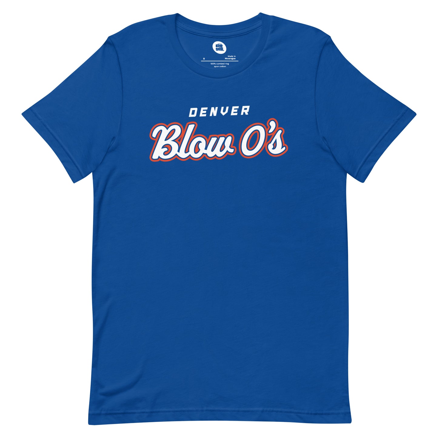 DEN Blow O's Blue Tee