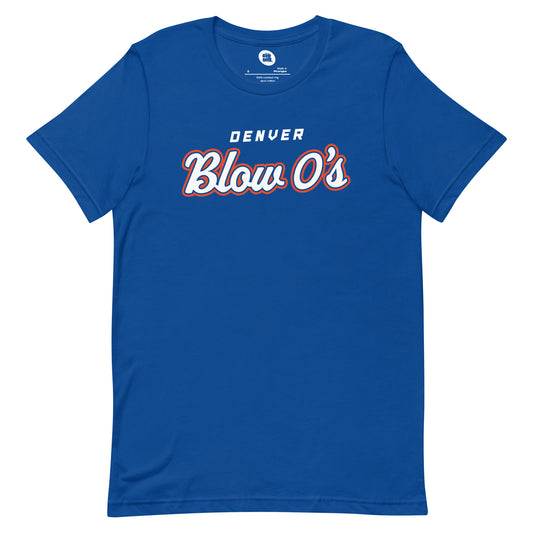 DEN Blow O's Blue Tee